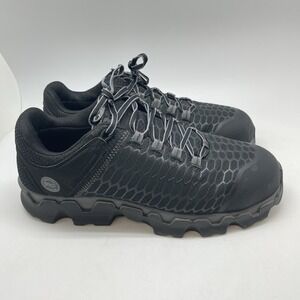 Timberland Pro Shoes Mens 10.5 M Black Powertrain Sport Alloy Safety Toe Work